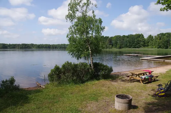 Gatessjön, badplats